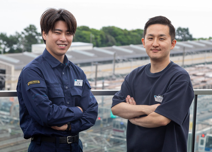 師弟対談-電気職の画像